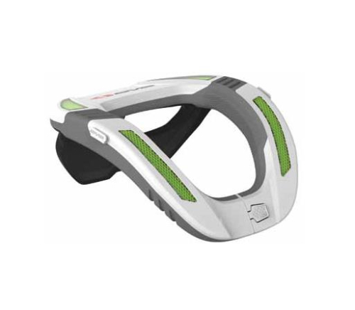 EVS - EVS R4 Koroyd Race Collar - R4K-W-A - White - Over 105 Lbs.