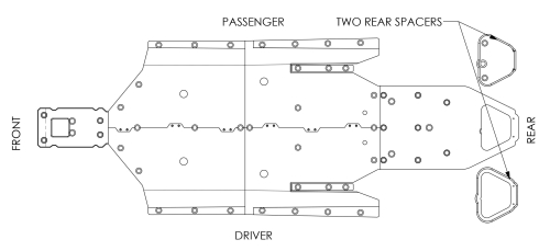 ModQuad - ModQuad Skid Plate - 1/2in. Thick - RZR-SK-1K-4-T