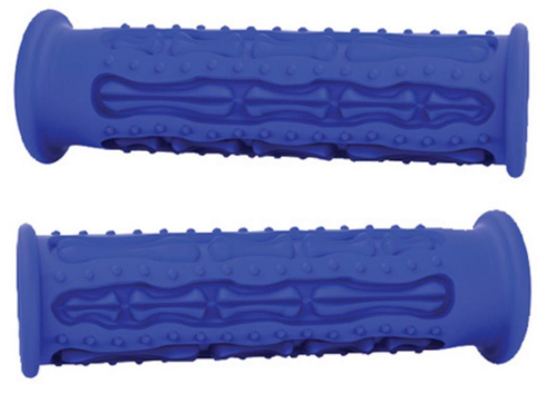 Moto Grip - Moto Grip Skeleton Fingerz ATV Grips - Blue - BL-ATV-FG