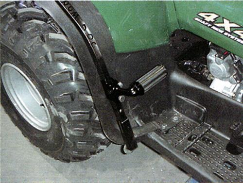 Quadrax - Quadrax Rear Fender Protector - Black - 15-960-50