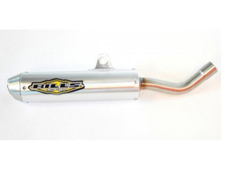 Bills Pipes - Bills Pipes 2-Stroke MX2 Series Silencer - Brushed Aluminum - SS-82