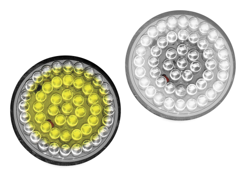 Radiantz - Radiantz Haloz White LED DRL with Amber Turn Signal Inserts - Bullet - 9500-58