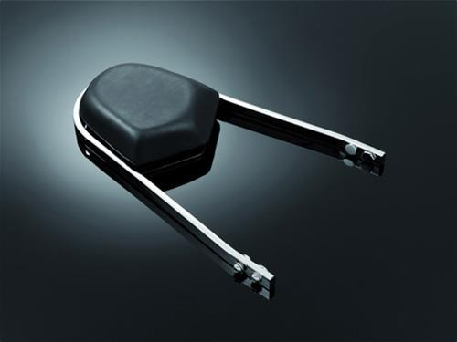 Highway Hawk - Highway Hawk Sissy Bar Backrest - Wide - Chrome - HH-52-9320