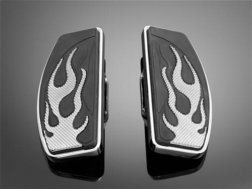 Highway Hawk - Highway Hawk Rider Floorboards - Flame - HH-731-1113