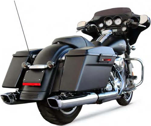 FireBrand - FireBrand Baritone 4in. Slip-On Muffler - Chrome - 101019