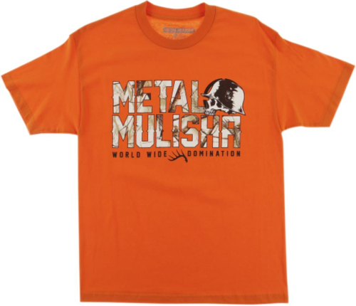 Metal Mulisha - Metal Mulisha Chill T-Shirt - FA6518005ORGM - Orange - Medium