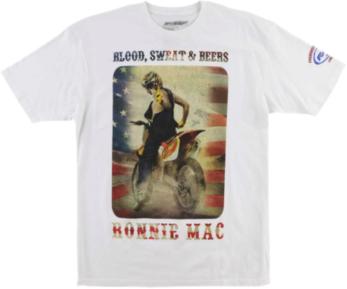 FMF Racing - FMF Racing Ronnie Dirtstar T-Shirt - FA6118921WHT2X - White - 2XL