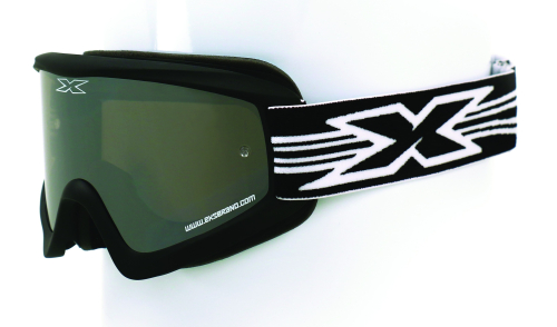 EKS Brand - EKS Brand Go-X Flat Out Goggles - 06710365 - Black/Silver / Mirror Gray Lens - OSFM