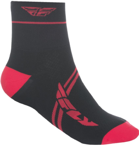 Fly Racing - Fly Racing Action Socks - 350-0362S - Red/Black - Sm-Md