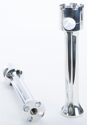 Rooke Customs - Rooke Customs 1in. Wide Base Risers - 8in. - Polished - R-HR1258-P