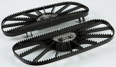 Rooke Customs - Rooke Customs Traps Floorboards - Black Wrinkle - R-FLRTRAP-WRBLK