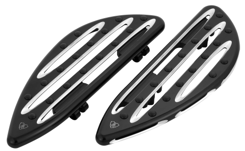 Arlen Ness - Arlen Ness Deep Cut Driver Floorboards - Black - P-3002