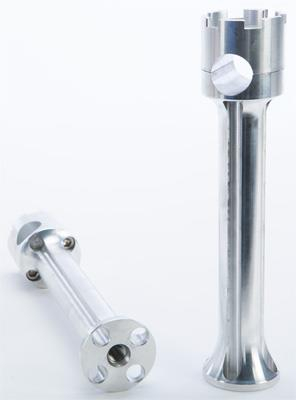 Rooke Customs - Rooke Customs 1in. Wide Base Risers - 8in. - Raw - R-HR1258-A