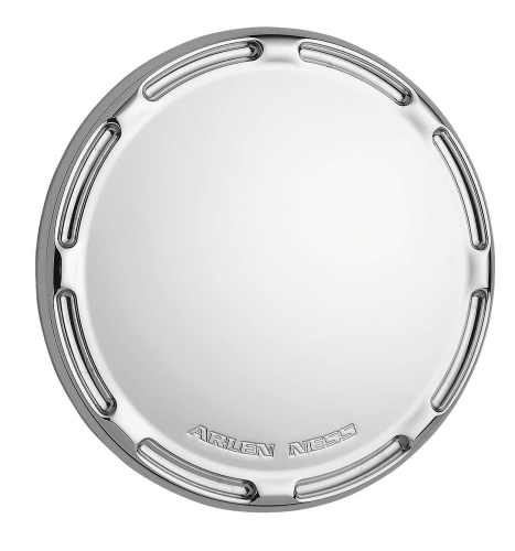 Arlen Ness - Arlen Ness Cam Cover - Slot Track - Chrome - V-2125