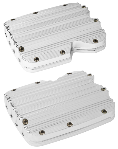 Arlen Ness - Arlen Ness 10-Gauge Rocker Boxes - Chrome - V-2174