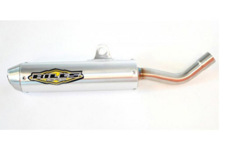 Bills Pipes - Bills Pipes 2-Stroke MX2 Series Silencer - Brushed Aluminum - SS-26