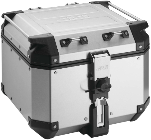 GIVI - GIVI Outback Series 42L Aluminum Top Case - Silver - OBK42AA