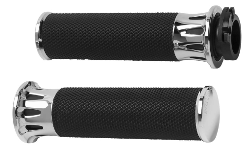 Arlen Ness - Arlen Ness Fusion Series Footpegs - Deep Cut - Chrome - V-1332