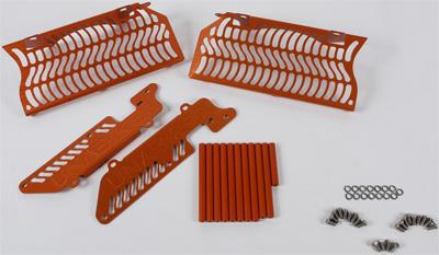 Unabiker - Unabiker Radiator Guards - Orange - 13KTM2STK-O