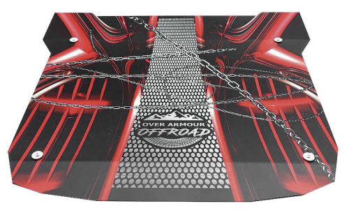 Over Armour Offroad - Over Armour Offroad Polycarbonate Roof Top - Red Chain - PO-14RZRPRINT-RC