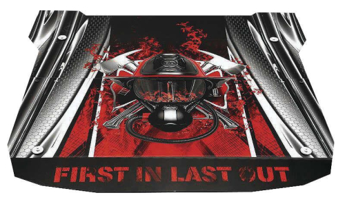 Over Armour Offroad - Over Armour Offroad Polycarbonate Roof Top - Red Fire - PO-14RZRPRINT-FR