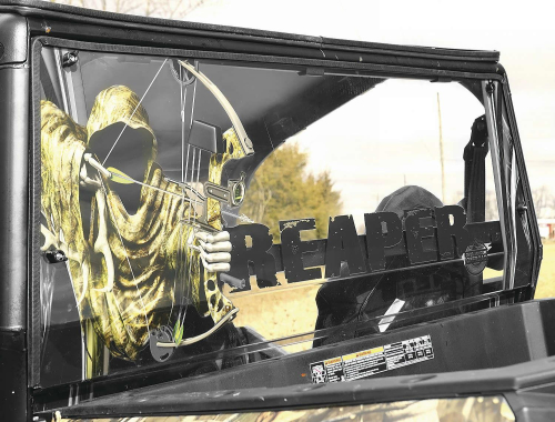 Over Armour Offroad - Over Armour Offroad Rear Panel Window - Reaper Clear - PO-GENBACK-RCL