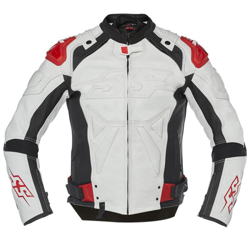 Speed & Strength - Speed & Strength Revolt Leather Jacket - 1101-0229-2152 - White/Black/Red - Small