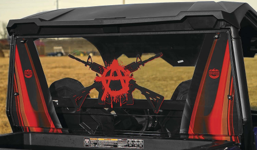 Over Armour Offroad - Over Armour Offroad Rear Panel Window - Anarchy - PO-GENBACK-AN