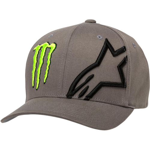 Alpinestars - Alpinestars M Logo Corp Curve Hat - 1MO9-87650-11SM - Gray - Sm-Md