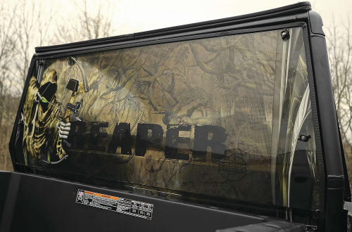 Over Armour Offroad - Over Armour Offroad Rear Panel Window - Reaper Perforated - PO-GENBACK-RP