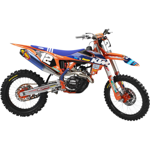 N-Style - N-Style Retro TLD KTM Team Impact Graphics Kit - TS40-5756