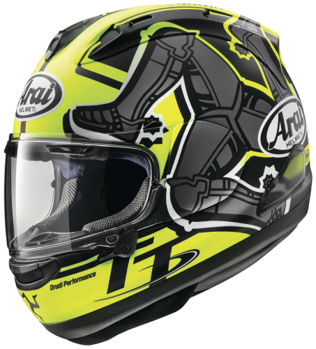 Arai Helmets - Arai Helmets Corsair-X IOM Helmet - 685311165923 - Black/Yellow - Small