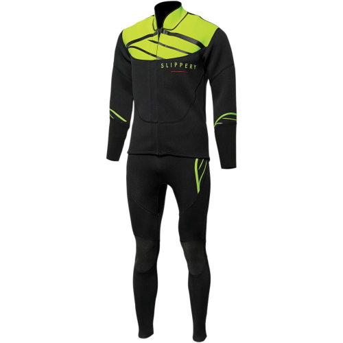 Slippery - Slippery Breaker John and Jacket Wetsuit - 3201-0266 - Black/Lime - Large