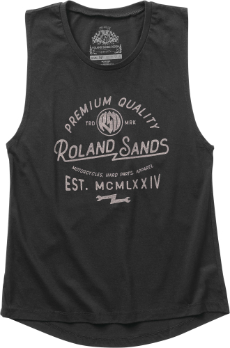 RSD - RSD Roman 74 Womens Tank Tops - 0804-1777-0152 - Black - Small