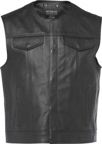 Speed & Strength - Speed & Strength Nomad Leather Vest - 1114-0508-0152 - Black - Small