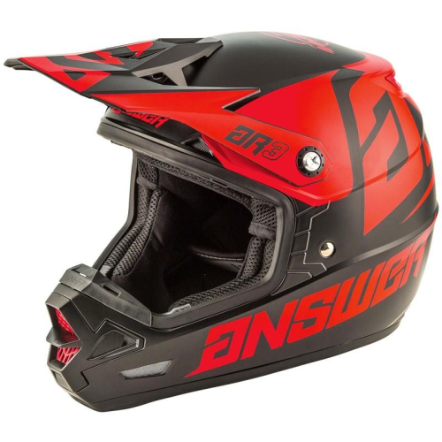 Answer - Answer AR3 Bold Helmet - 0411-0622-9651 - Black/Red - X-Small