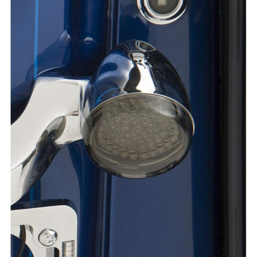 Drag Specialties - Drag Specialties LED Inserts for Bullet Style Turn Signals with 1157 Contact Base - Red - 2020-1761