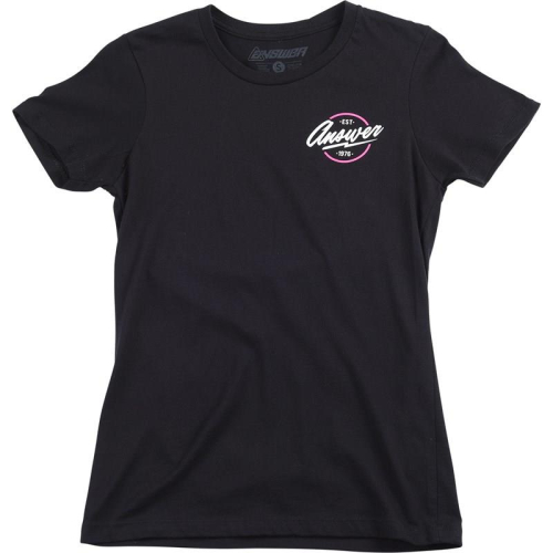 Answer - Answer Bolt Womens Tee - 0404-1725-0152 - Black - Small