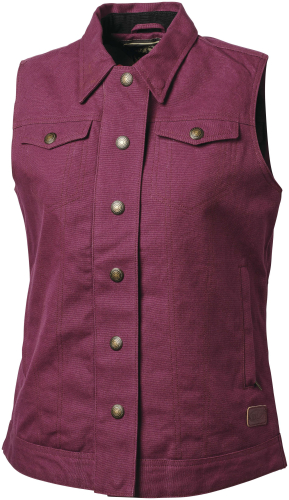 RSD - RSD Hayden Womens Vest - 0814-1504-3554 - Merlot - Large