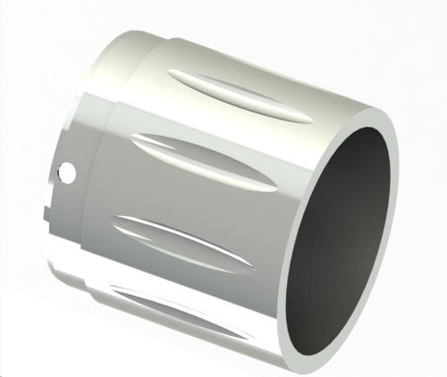 Rush Exhaust - Rush Exhaust 4in. Performance Muffler Tip - Scalloped - Chrome - 4031