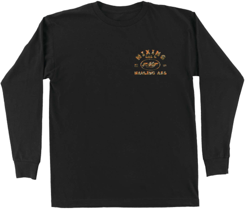 FMF Racing - FMF Racing Two Stoked Long Sleeve Tee - HO8119901-BLK-XL - Black - X-Large