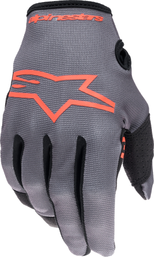 Alpinestars - Alpinestars Radar Youth Gloves - 3541823-9397-S - Magnet Neon Red - Small
