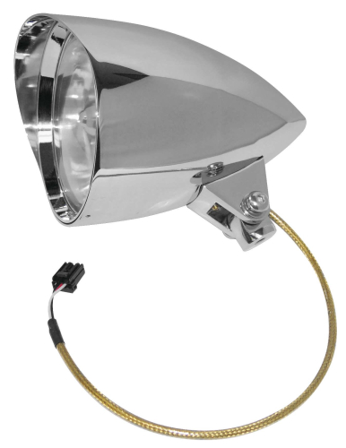 Namz - Namz 5.75in. Headlight - Chrome Finish/Brass Housing - NCH-5B