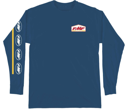 FMF Racing - FMF Racing Ambush Long Sleeve Tee - HO8119900-BLU-MD - Blue - Medium