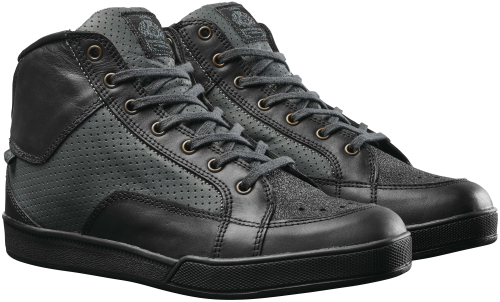 RSD - RSD Fresno Perforated Shoes - 0810-0302-0895 - Black/Charcoal - 9.5