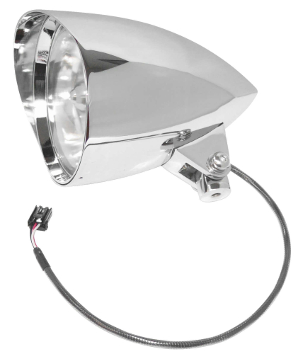 Namz - Namz 5.75in. Headlight - Chrome Finish/Black Housing - NCH-5BL