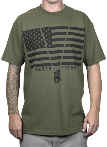 Outlaw Threadz - Outlaw Threadz Patriot Tee - MT151-2XL - Green - 2XL