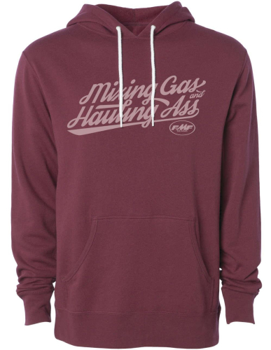 FMF Racing - FMF Racing Mix It Up Pullover Womens Fleece Hoody - HO8421900-BUR-WLG - Burgundy - Large