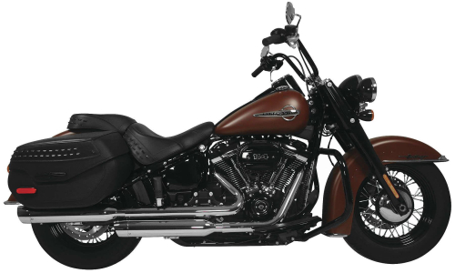 Rush Exhaust - Rush Exhaust 3500 Series Slip-On Mufflers - Chrome - 36505-250