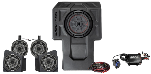 SSV Works - SSV Works Plug and Play 5 Speaker Kicker Kit - 220-KX-Q5K2